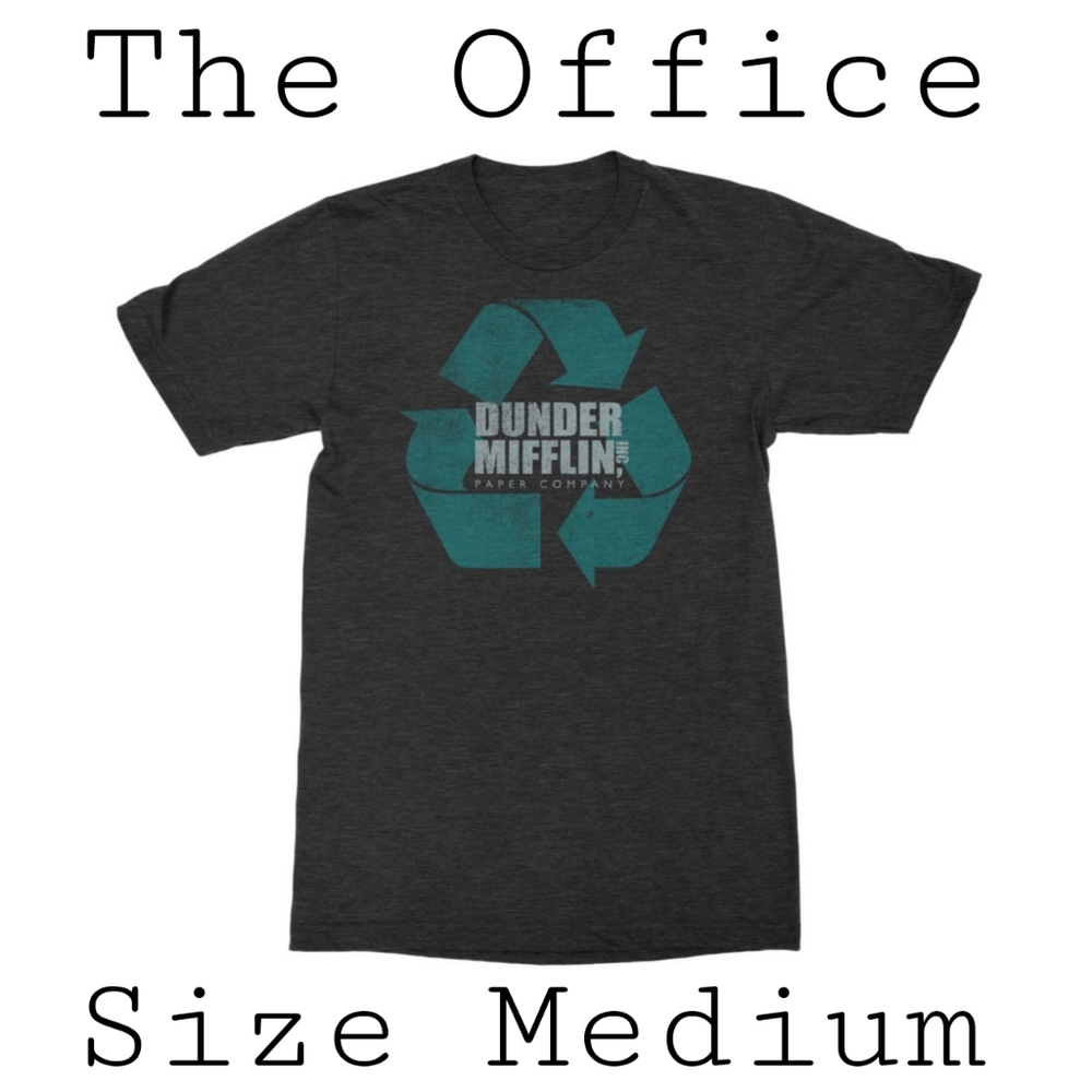 The Office Dunder Mifflin Distressed Recycling Tee